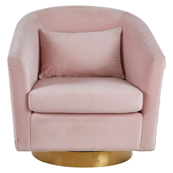  Premier-Olivia's Patsy Armchair-Gold, Pink 605 