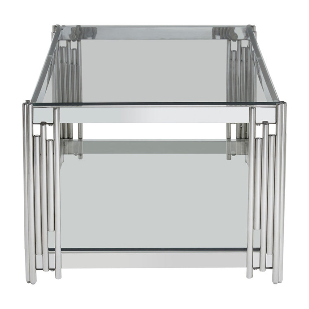  Premier-Olivia's Luxe Collection - Lilly Coffee Table-Silver 477 