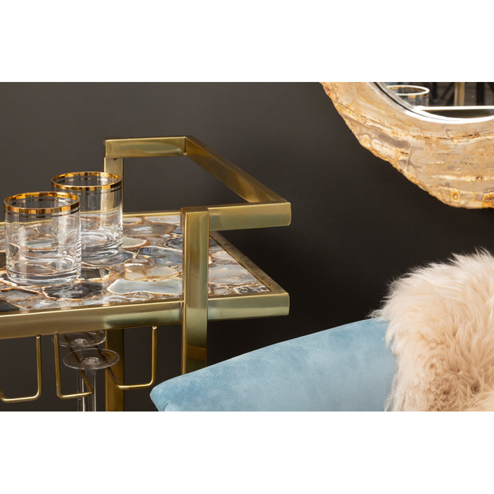 Olivia's Boutique Hotel Collection - Vera Gold Drinks Trolley