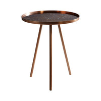 Olivia's Corri Side Table Matte Copper