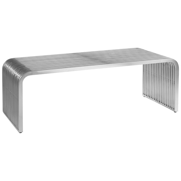  Premier-Olivia's Luxe Collection - Hetty Coffee Table Round Edge-Silver 245 