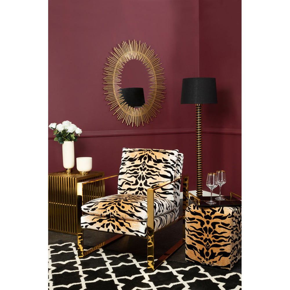  Premier-Olivia's Luxe Collection - Hetty Gold Side Table-Gold 629 