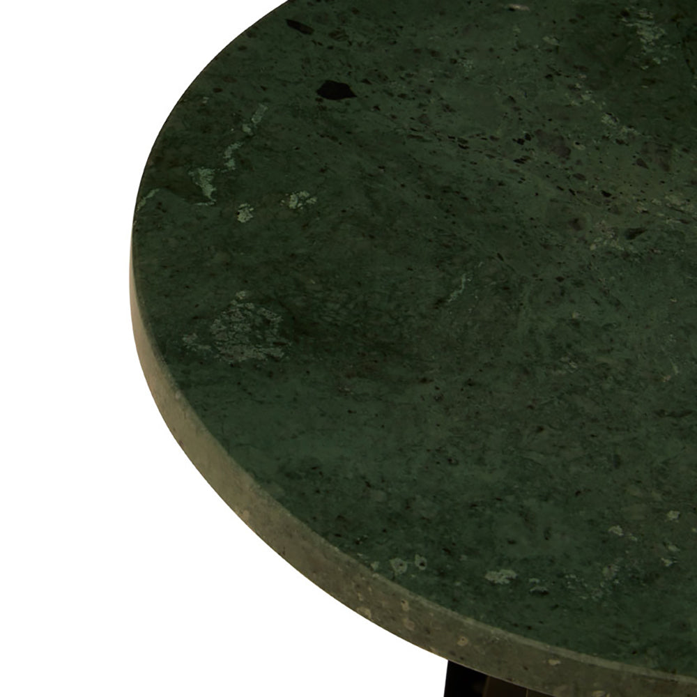 Soft Industrial Collection Vascas 3 Legged Bar Stool with Green Marble Top Premier 3