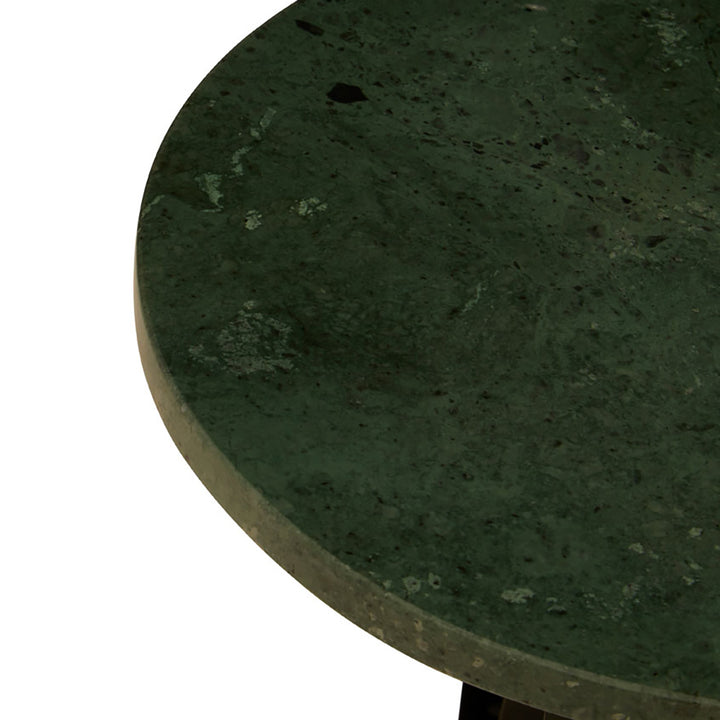 Soft Industrial Collection Vascas 3 Legged Bar Stool with Green Marble Top Premier 3