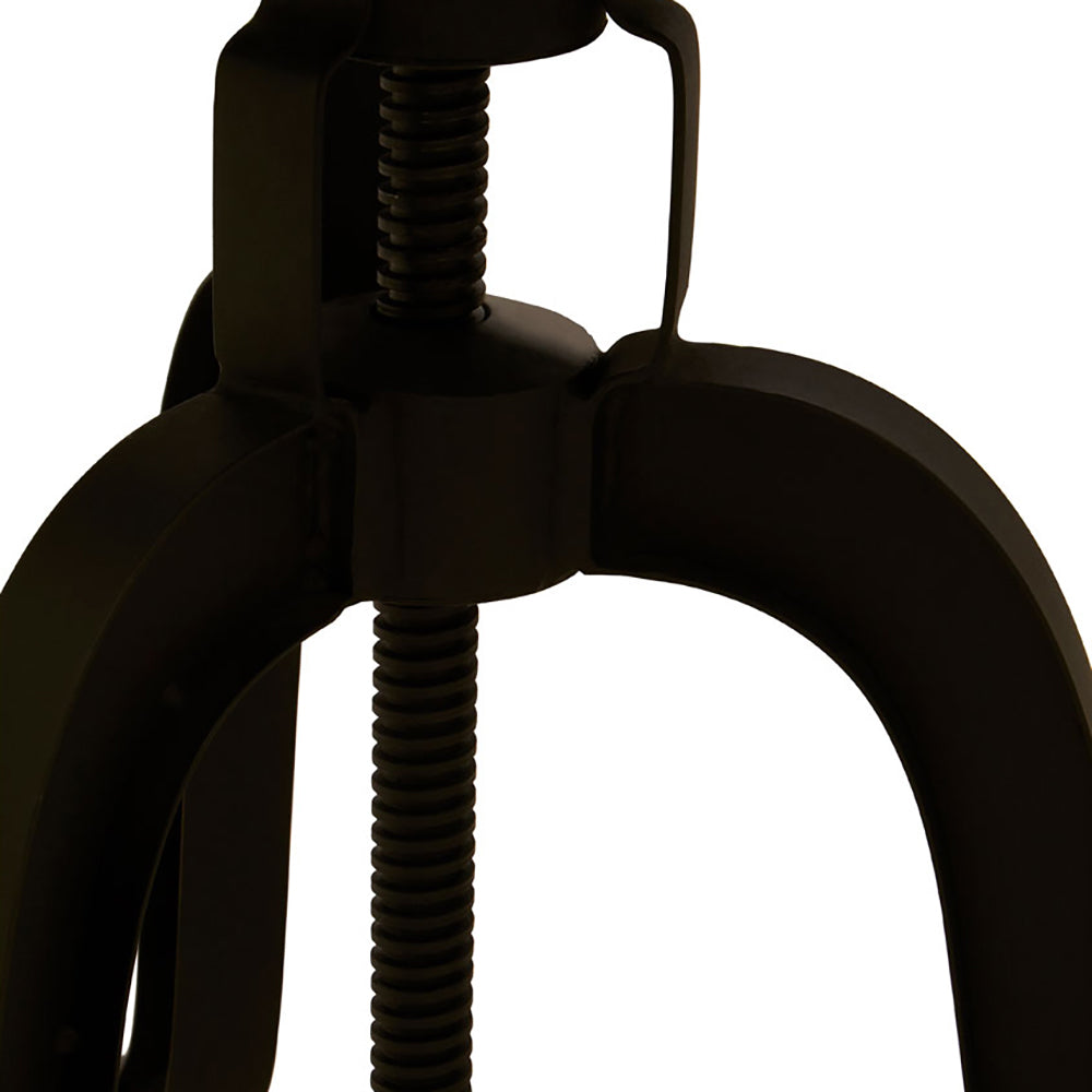 Soft Industrial Collection Vascas 3 Legged Bar Stool with Green Marble Top Premier 4