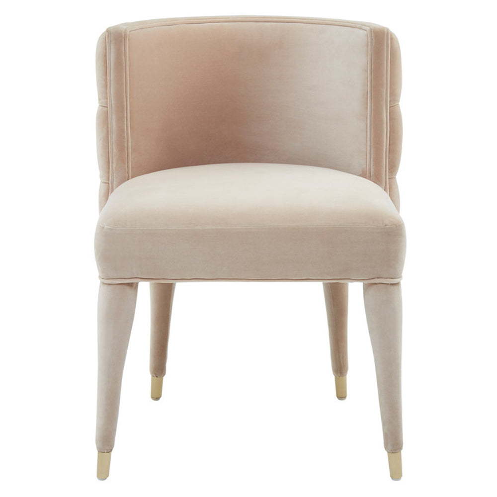  Premier-Olivia's Boutique Hotel Collection - Villa Natural Velvet Chair-Natural 853 