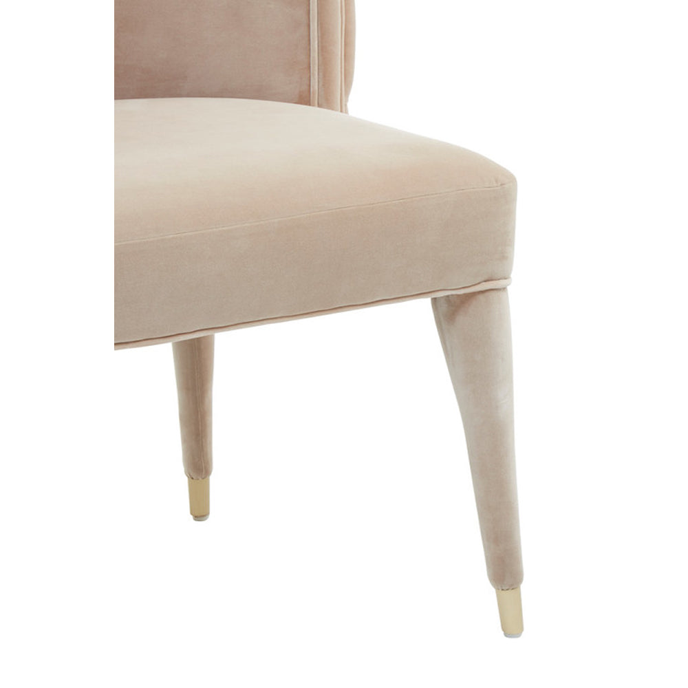  Premier-Olivia's Boutique Hotel Collection - Villa Natural Velvet Chair-Natural 085 