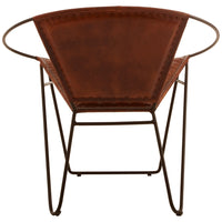 Olivia's Soft Industrial Collection - Buffer Rounded Chair in Tan