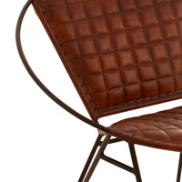 Olivia's Soft Industrial Collection - Buffer Rounded Chair in Tan