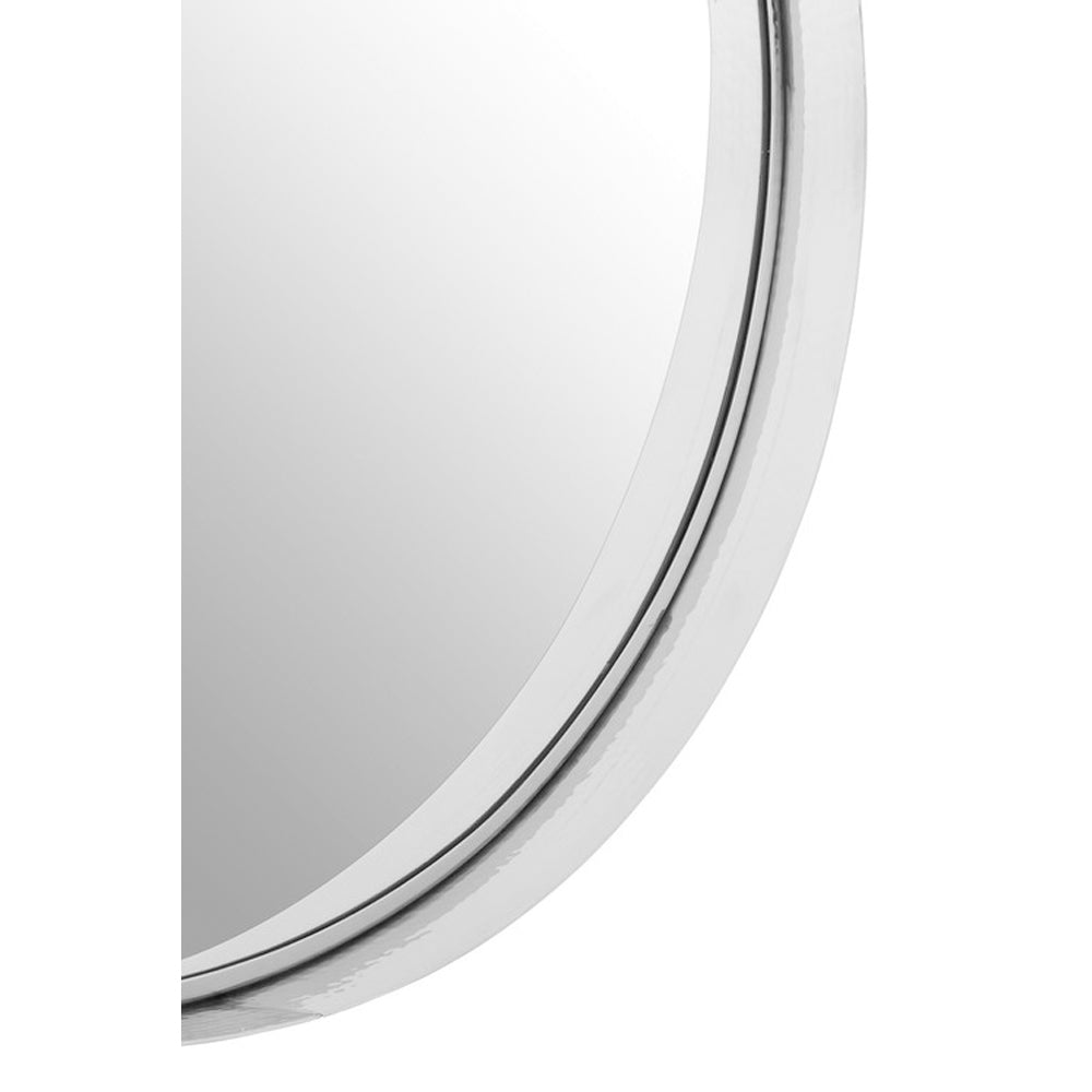 Olivia's Luxe Collection - Silver Medium Round Wall Mirror
