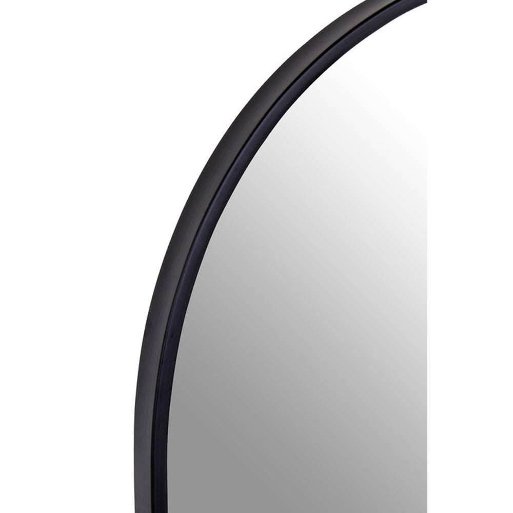  Premier-Olivia's Trento Wall Mirror Black Arched-Black 717 