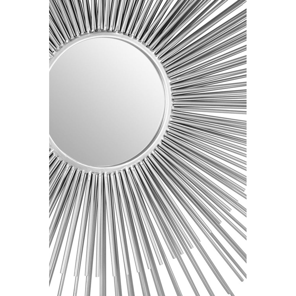 Olivia's Luxe Collection - Starburst Silver Wall Mirror