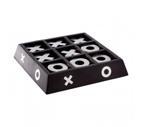 Churchill Black Wood Noughts And Crosses Games
