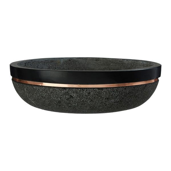  Premier-Olivia's Petra Bowl Lava Stone-Black 181 