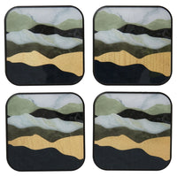 Olivia's Set of 4 Selina Square Multicoloured Coasters