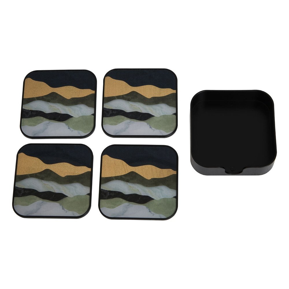 Olivia's Set of 4 Selina Square Multicoloured Coasters