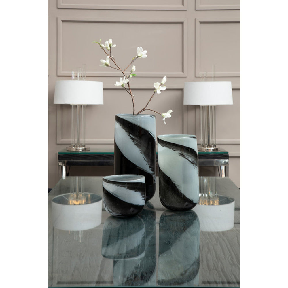 Olivia's Luxe Collection - Grey And Black Planter