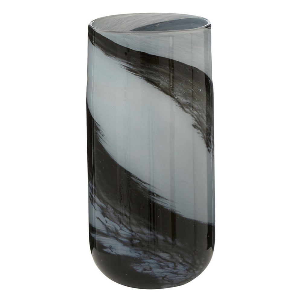Olivia's Luxe Collection - Grey And Black Vase Large