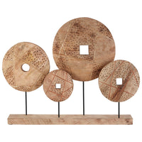 Olivia's 4 Wooden Disc Sculpture