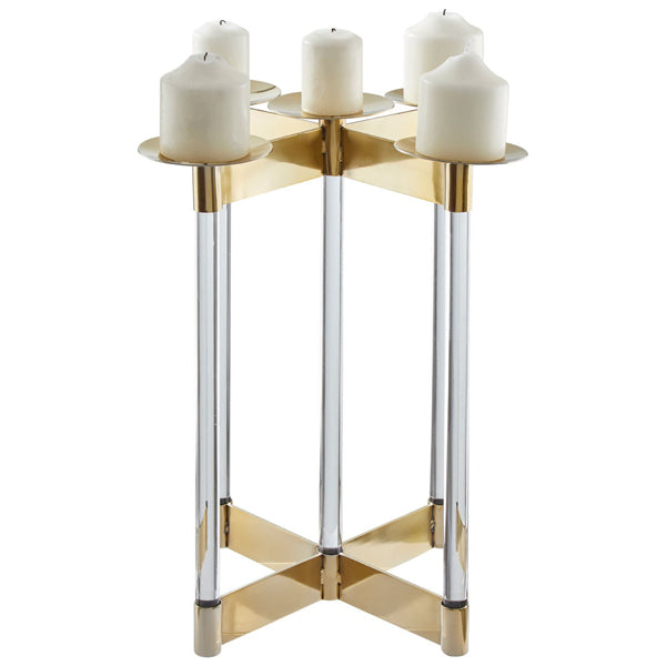  Premier-Olivia's Luxe Collection - Libby Candle Holder Candelabra-Gold 165 