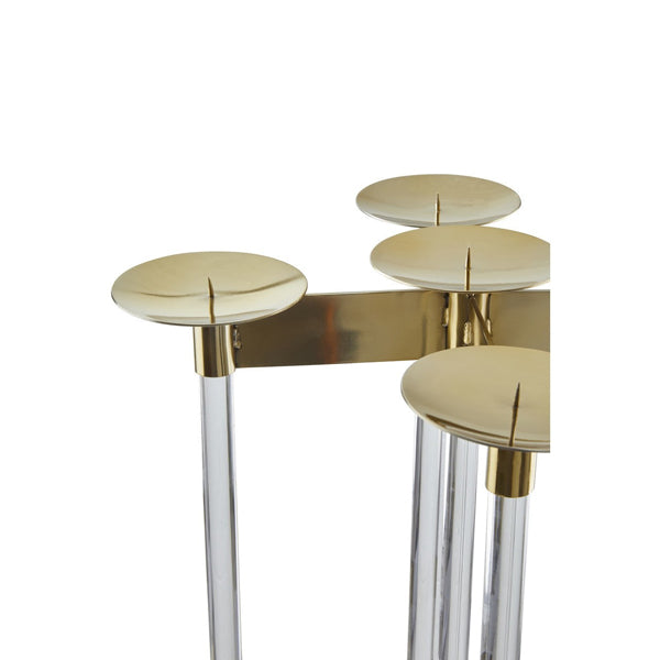  Premier-Olivia's Luxe Collection - Libby Candle Holder Candelabra-Gold 933 