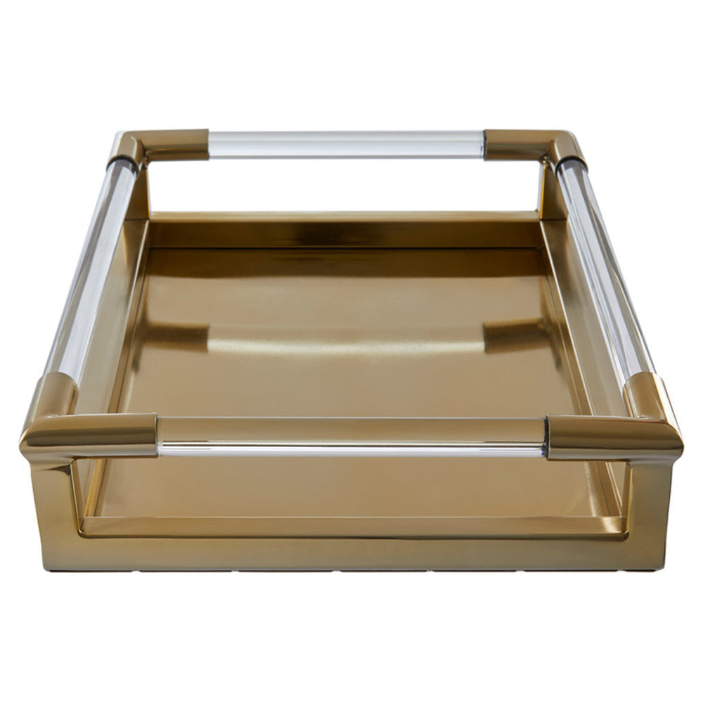Olivia's Luxe Collection - Gold And Acrylic Tray
