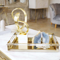 Olivia's Luxe Collection - Gold And Acrylic Tray