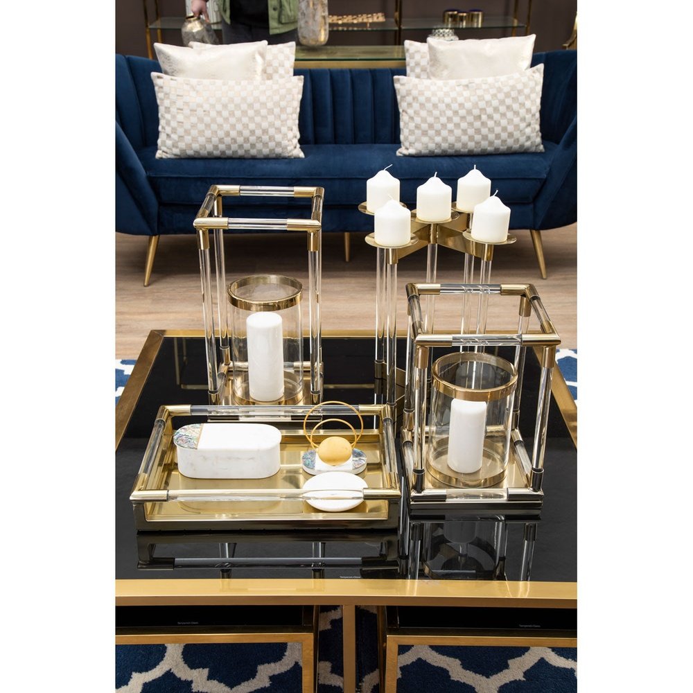 Olivia's Luxe Collection - Gold And Acrylic Tray