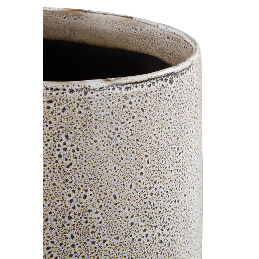 Olivia's Speckled Natural Stoneware Vase Large