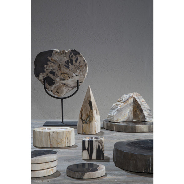 Olivia's Natural Living Collection - Raven Petrified Wood Ornament