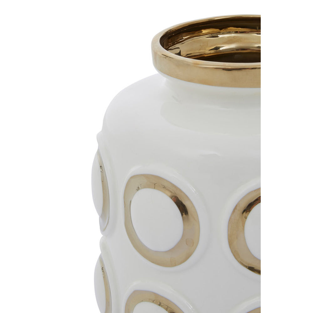 Olivia's Boutique Hotel Collection - Gold Circle Vase Small