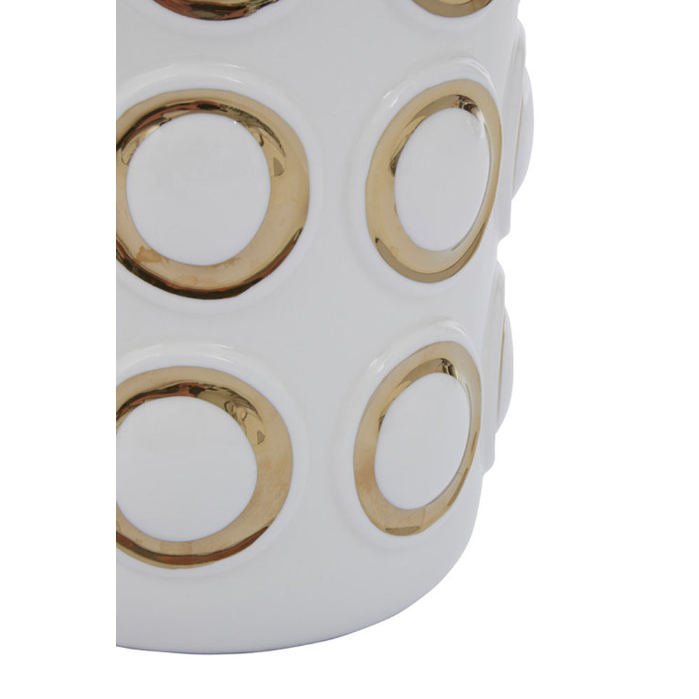 Olivia's Boutique Hotel Collection - Gold Circle Vase Small