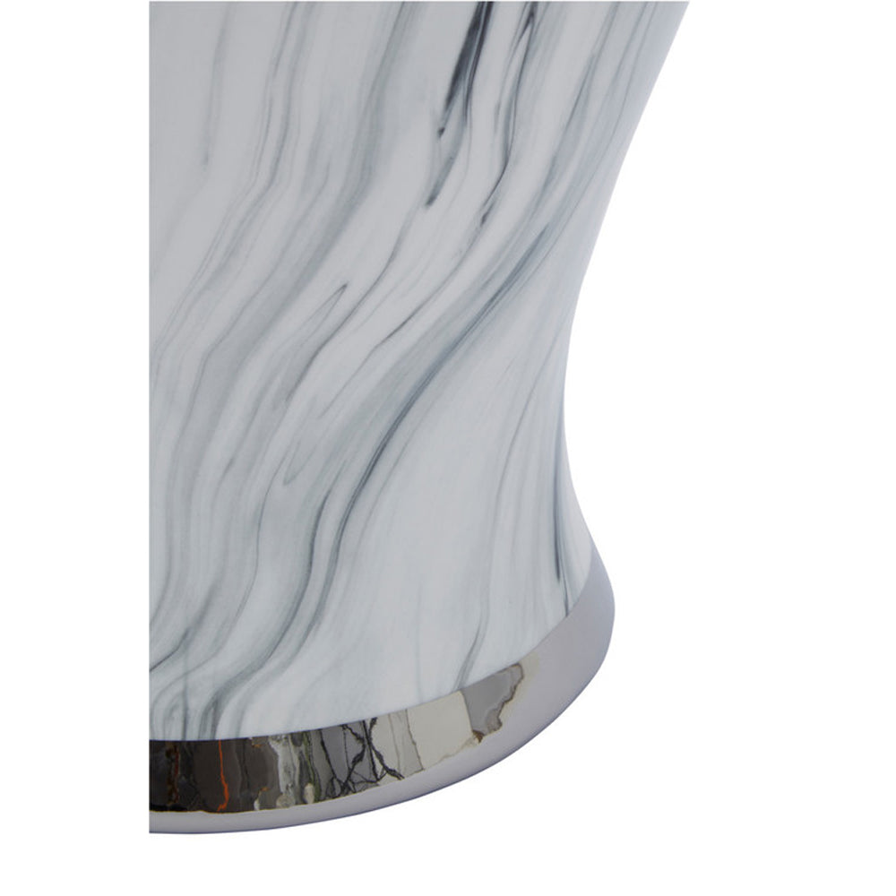 Olivia's Luxe Collection - Marble Effect Ceramic Jar Large