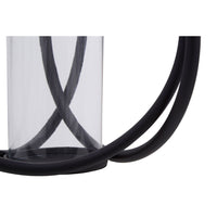 Olivia's Abi Matt Black Medium Candle Holder