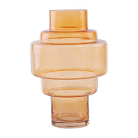 Olivia's Cadence Small Orange Glass Vase