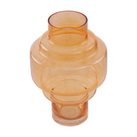 Olivia's Cadence Small Orange Glass Vase