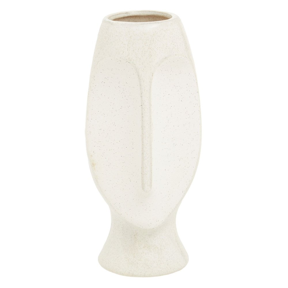 Olivia's Vito Large Stoneware Vase in Stone