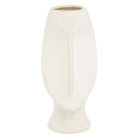 Olivia's Vito Large Stoneware Vase in Stone