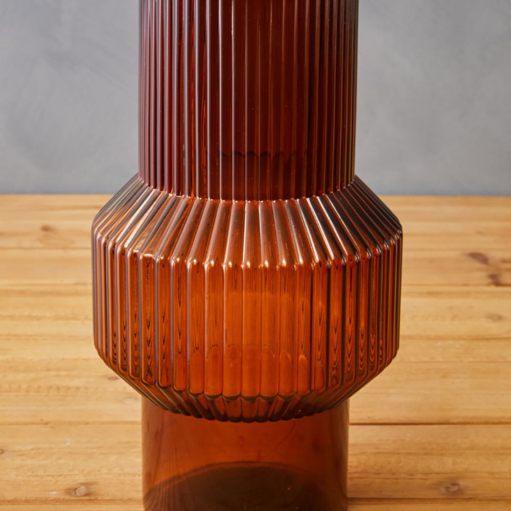 Olivia's Soft Industrial Collection - Benky Vase in Brown