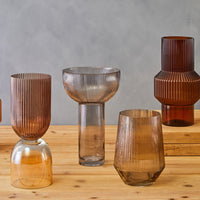 Olivia's Soft Industrial Collection - Benky Vase in Brown