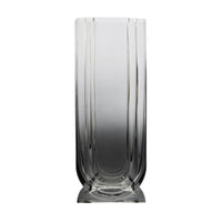 Olivia's Eden Large Glass Vase in Grey Ombre