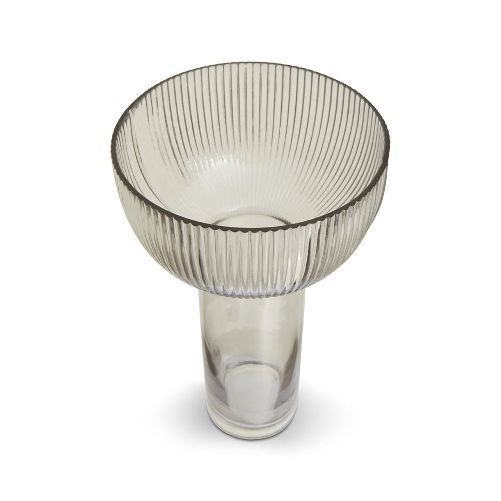 Soft Industrial Collection Esla Large Glass Vase - Grey Premier 5