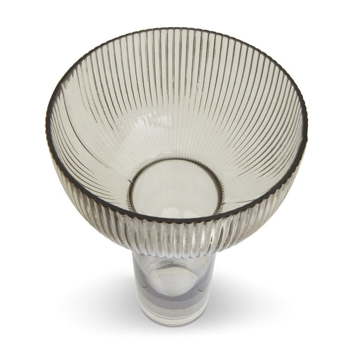 Soft Industrial Collection Esla Large Glass Vase - Grey Premier 6