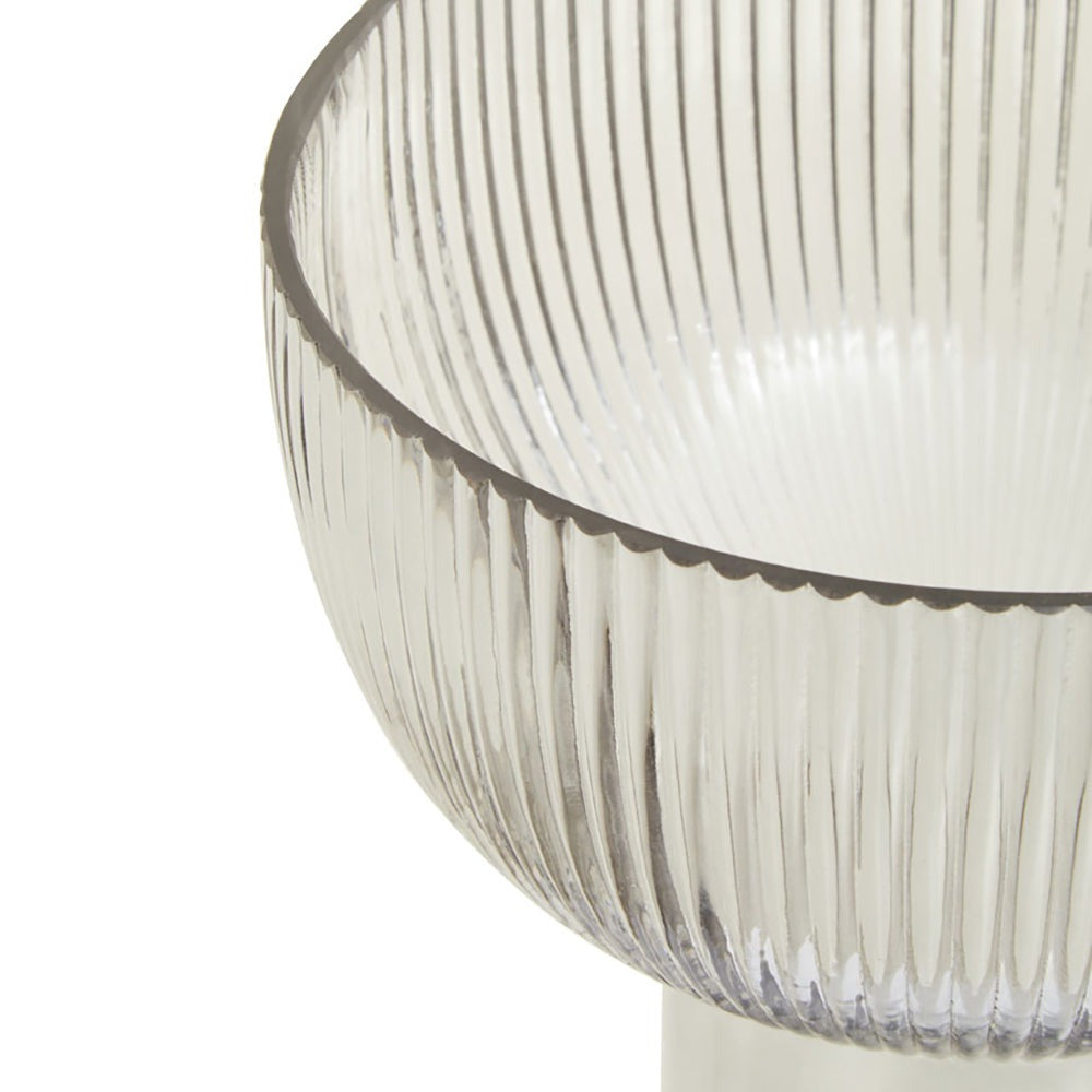 Soft Industrial Collection Esla Large Glass Vase - Grey Premier 7