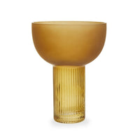 Olivia's Esme Small Glass Vase in Ochre