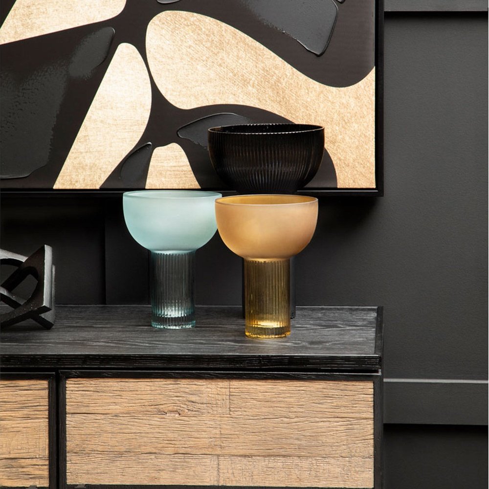 Esme Large Glass Vase - Navy Blue Premier 4