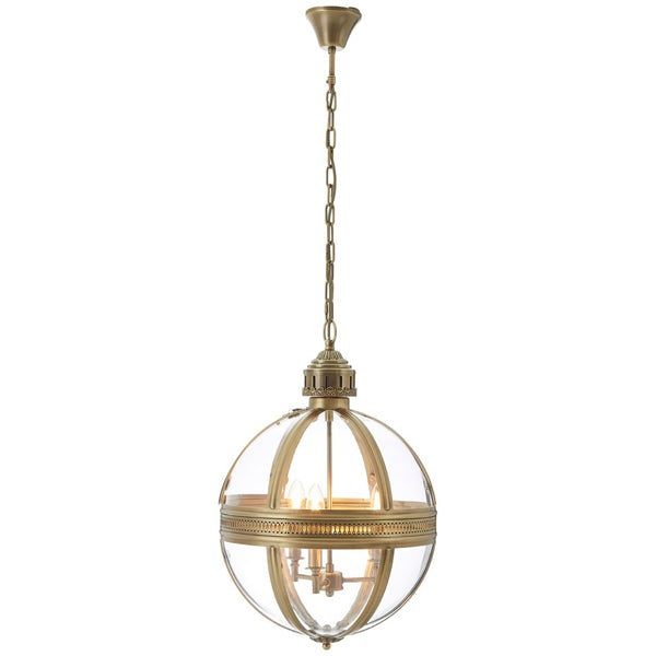 Olivia's Hudson Pendant Light in Brass