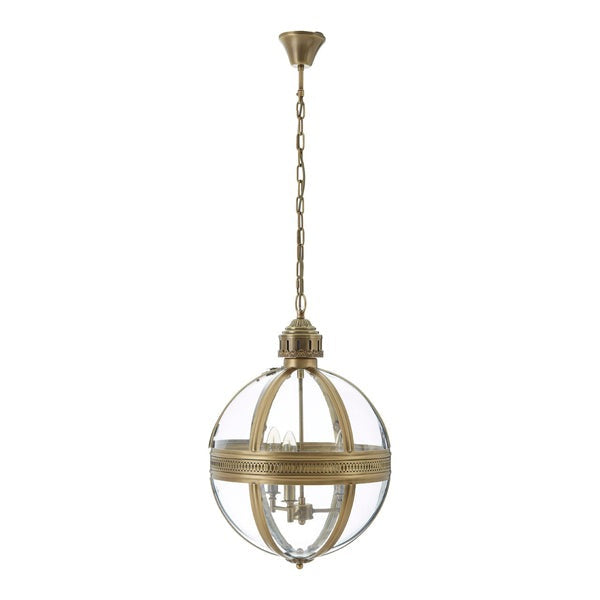 Olivia's Hudson Pendant Light in Brass