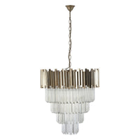 Olivia's Luxe Collection - Penny Silver Chandelier Large