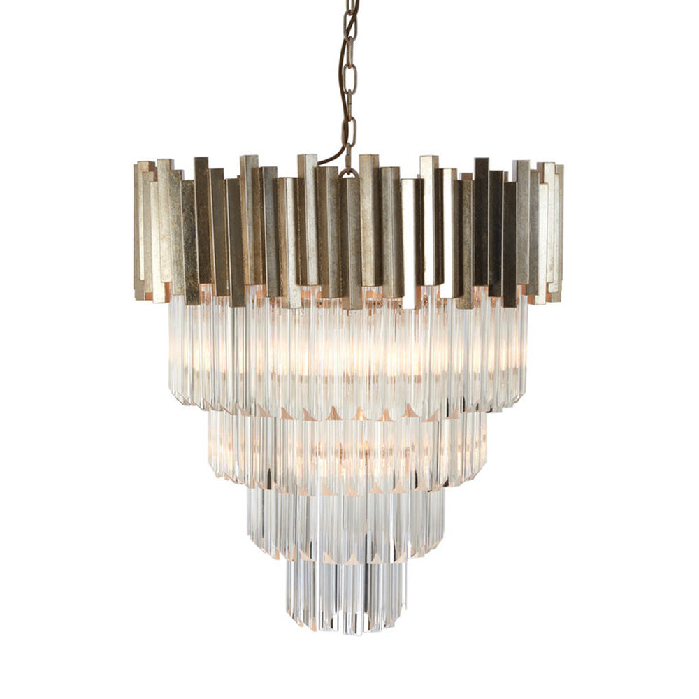  Premier-Olivia's Luxe Collection - Penny Silver Chandelier Large-Silver 221 